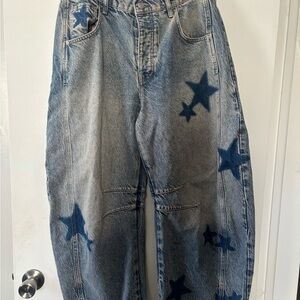 We The Free Starry Blue Boyfriend Jeans